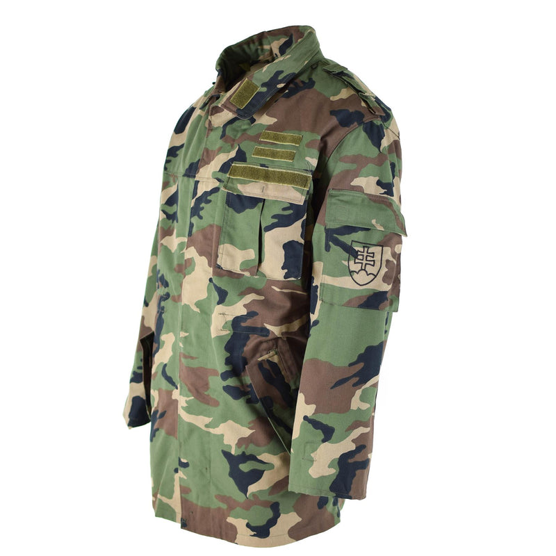 Oryginalna vintage słowacka kurtka polowa M97 Camo Combat Combat Parka New