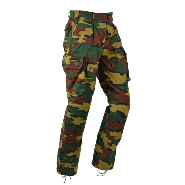 Tacgear Brand Belgium Army Style Field Field Spodnie Combat Pants Jigsaw Camo Ripstop