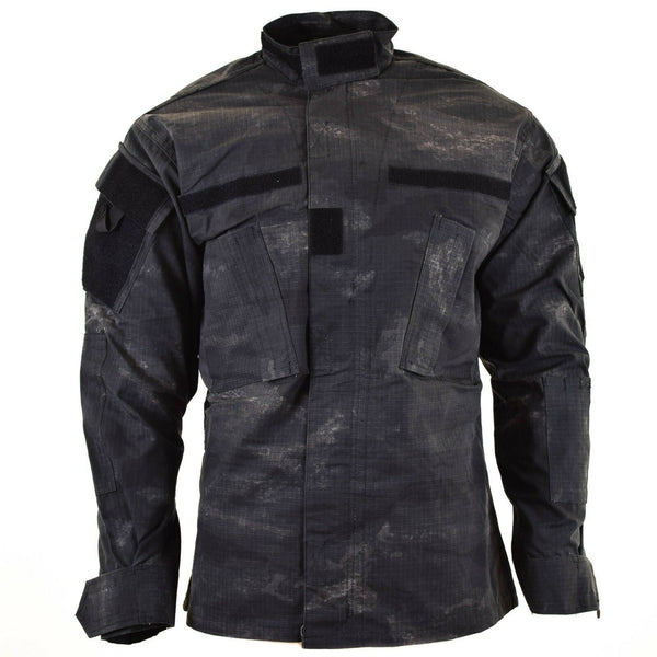Brand Army Wojskowy Kurtka bojowa w stylu amerykański Acu Ripstop Grey Camo Field Mundur