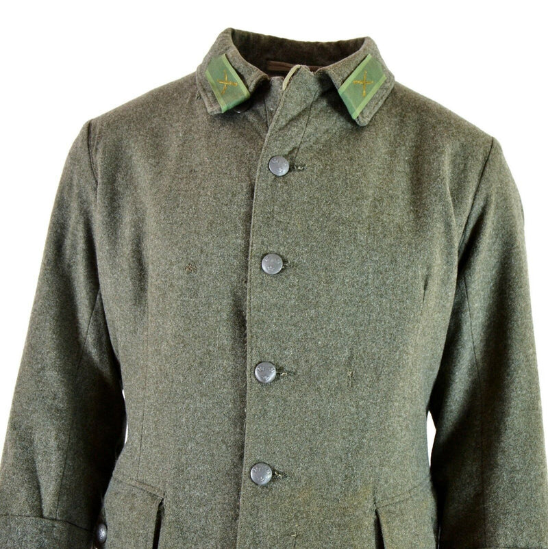 Oryginalny VWII vintage szwedzka armia wełniana mundur mundury m39 1940. wojskowy szary