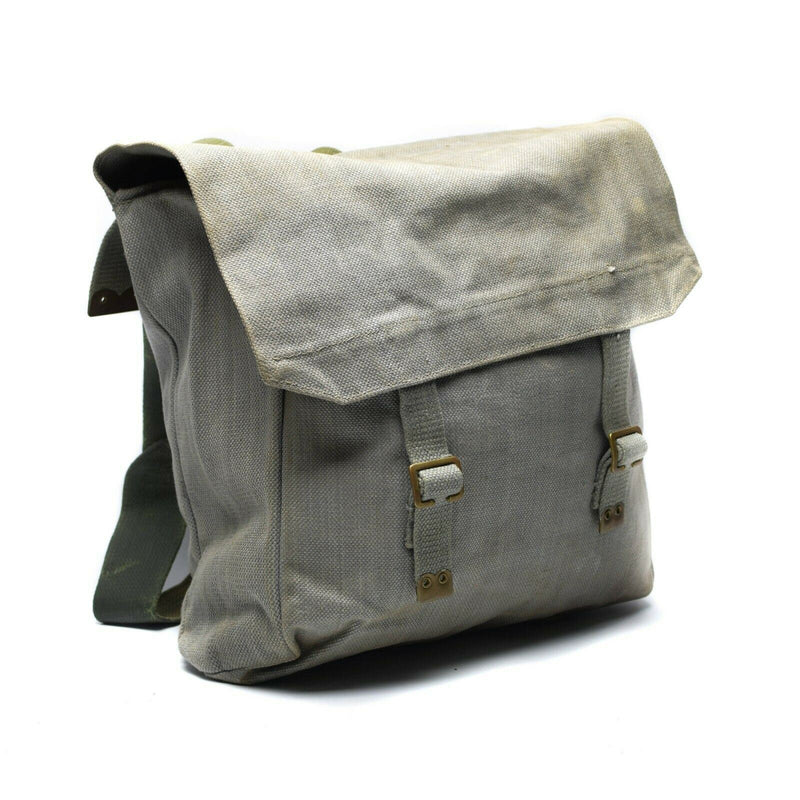Oryginalna armia brytyjska M37 Haversack Canvas Grey Pack Wojska wojen boczna
