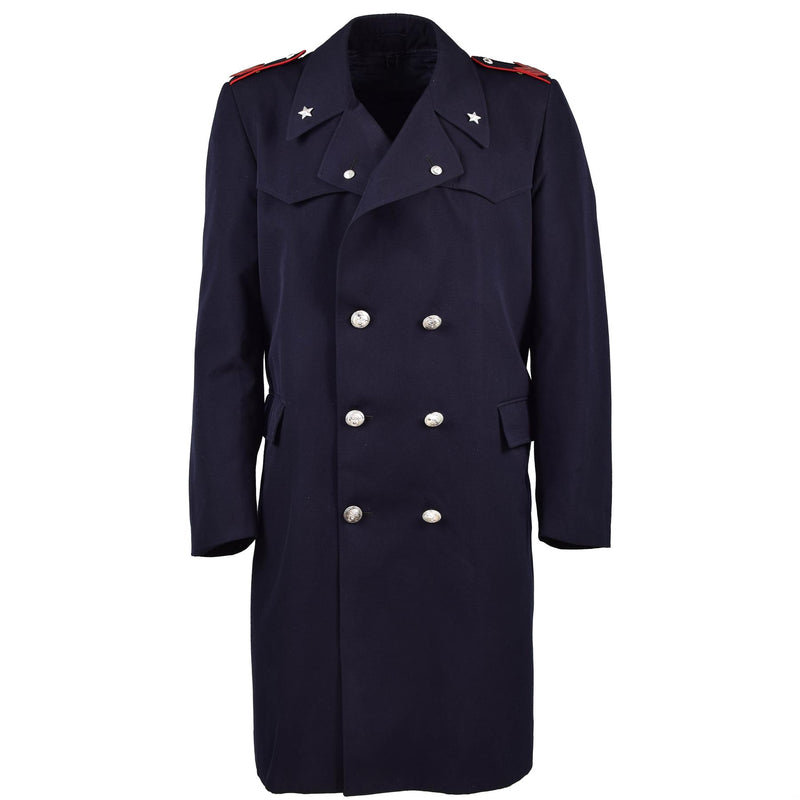Oryginalny włoski płaszcz policji wojskowej Long Carabinieri Włoch Trench Płaszcz w liniowcu