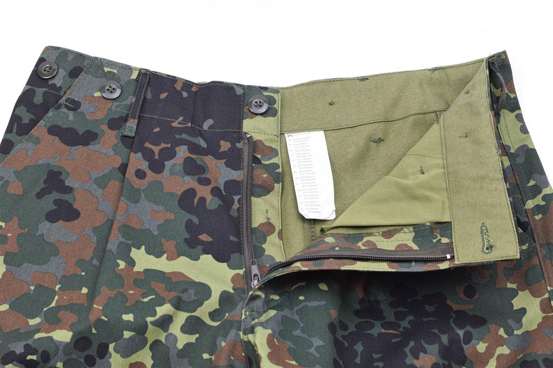 Marka MIL-TEC Styl armii niemieckiej jakość Flectarn Camo zwykłe spodnie z polami ładunkowymi
