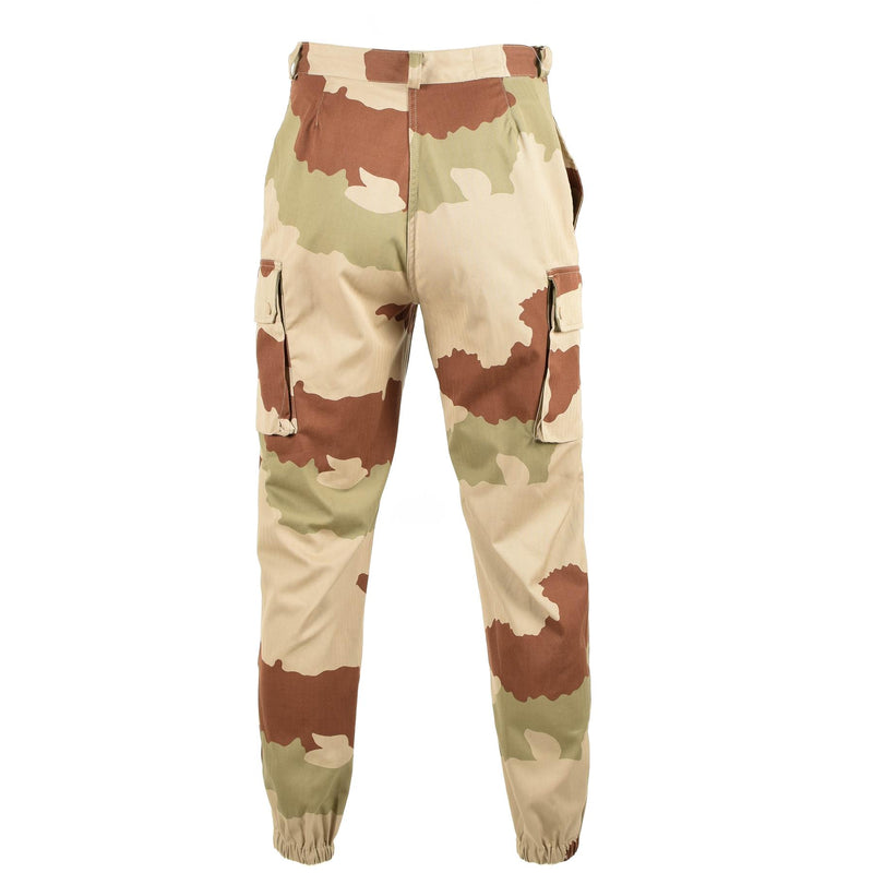 Prawdziwe francuskie spodnie armii f2 pustyni Camo France Military Spoders Nowe