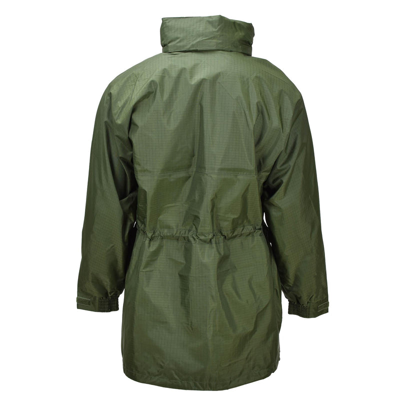 Oryginalna belgijska wojskowa menu deszczowa z podszewką Olive Waterproof Field Nowe