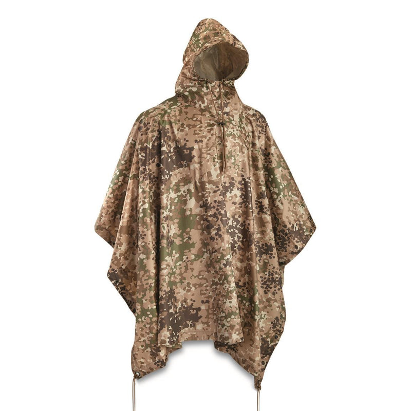 MIL-TEC Brand Army Style poncho ripstop sucha flectarn Waterproof Lightweight