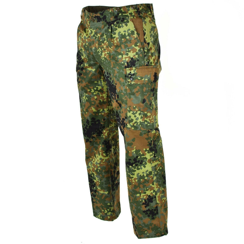 Prawdziwy problem armii niemieckiej Flecklecktarn Pants Field Combat Camo BW spodnie nowe