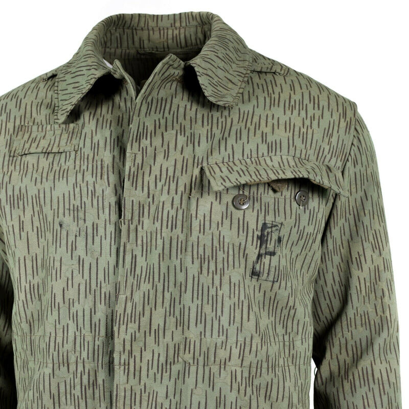 Oryginalny czeski armia wojskowa M60 Field Jacket Parma Rain Drop Camuflage