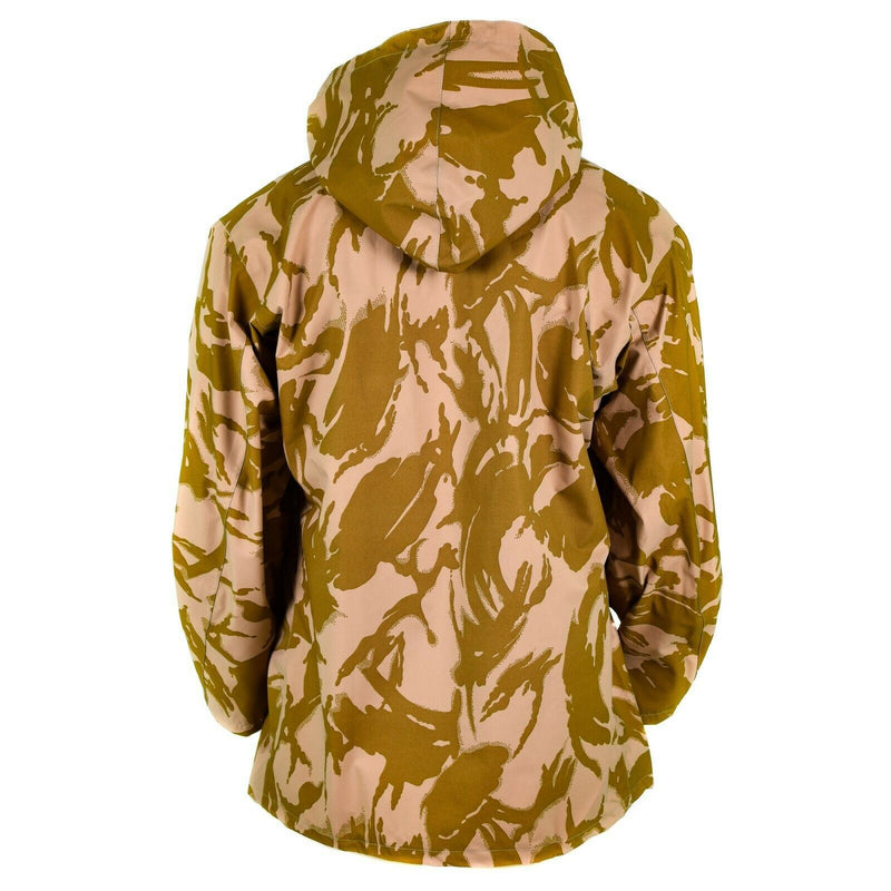 Oryginalna brytyjska armia bojowa pustynna Camo MVP Goretex Waterproof Rain Nowy