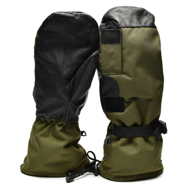 Oryginalne holenderskie rękawiczki oliwne wyzwala palec palec wojskowy Gore-Tex Rękawiczki