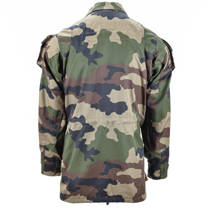Oryginalna francuska armia Parka Feline T4 T4 Kurtka bojowa CCE CAMO Tropical Weather Nowa
