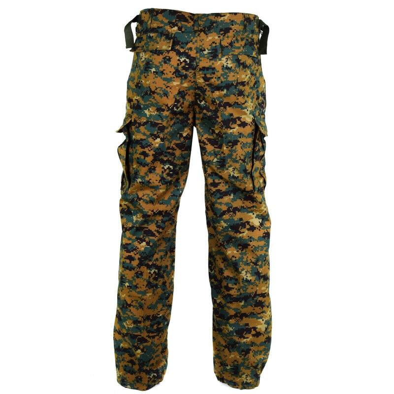 Oryginalne guinee bissau Army Pants Ripstop Digital Savana Camo Wojskowy problem Nowy
