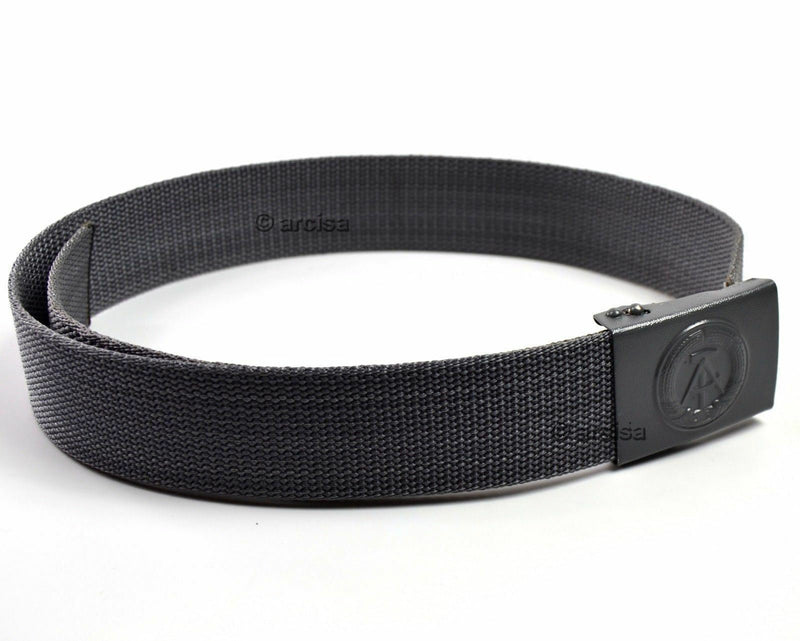Oryginalne NVA Wschodnia Armia Niemiec Grey Belt Wojskowy BW Press Press Spoders Nowe
