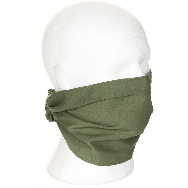 Prawdziwy brytyjska pustynna szalik Zielona Bandana Headwrap 105x40cm 41 „X16” NOWOŚĆ