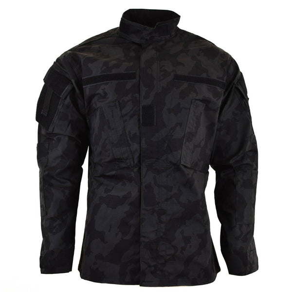 Marka armii wojskowy kurtka bojowa Acu Ripstop Night Camo Field Mundur