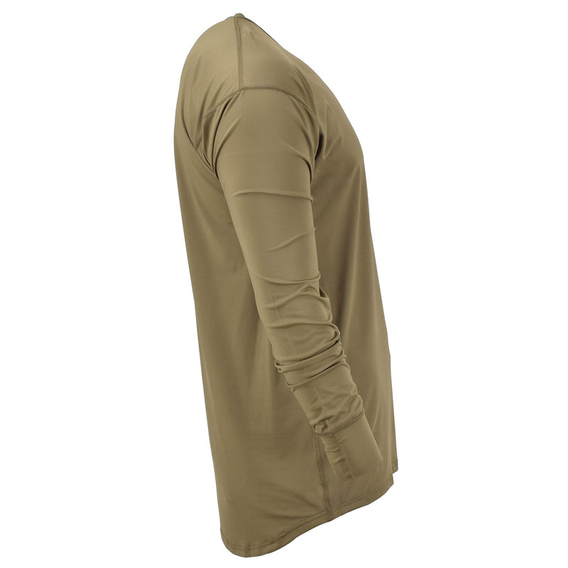 Oryginalny armia brytyjska MTP Undershirt Brown Wojskowy nadwyżka nowa