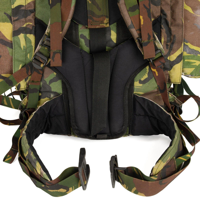 Oryginalny holenderski plecak armii armii DPM Woodland Combat 60L Taktyczny plecak