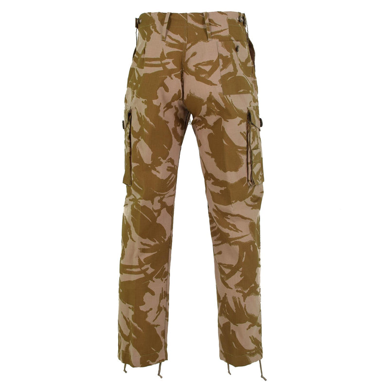 Oryginalne spodnie bojowe armii brytyjskiej DPM Desert Spodni Ripstop Fire Retardant Nowy