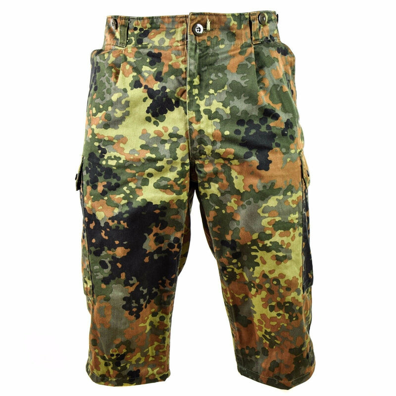 Oryginalne szorty armii niemieckiej bermuflage Flecktarn Flecktarn Bermuda