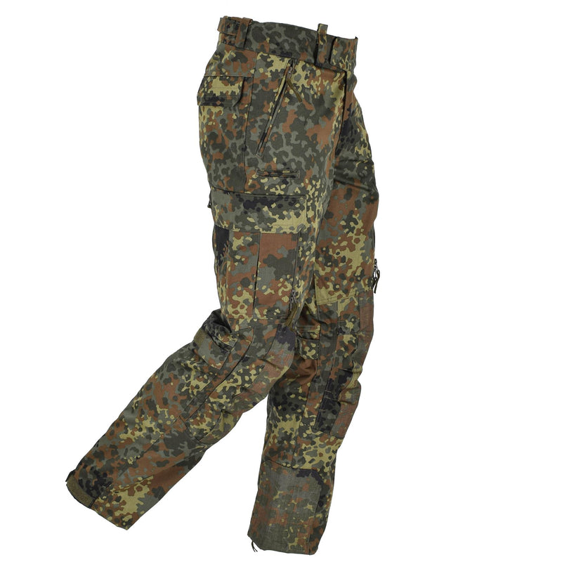 Leo Kohler Sniper Spodnie Tactical Pants Siły Rip-Stop Flecktarn Camo