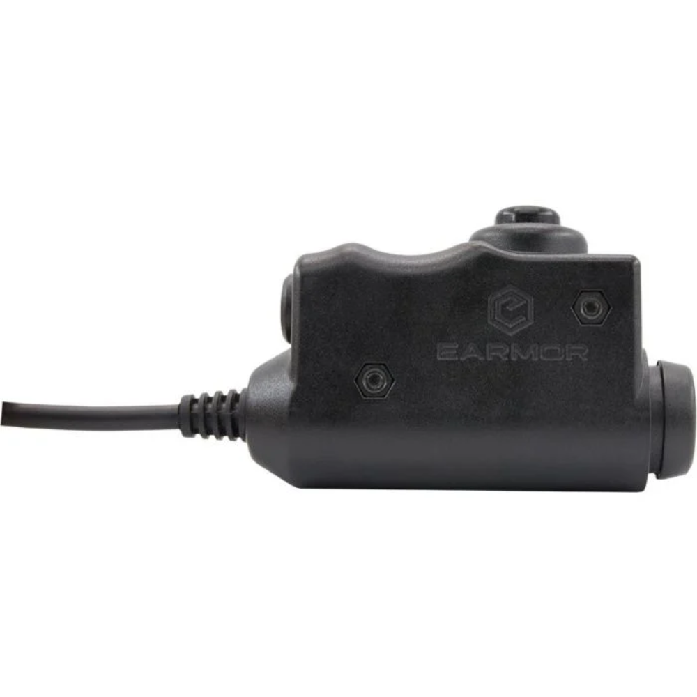 Adapter Earmor M51-MID PTT Zestaw słuchawkowy Midland Radio Przewodowy sprzęt taktyczny Czarny