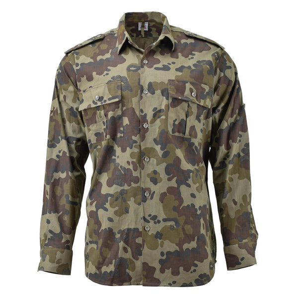 Oryginalne rumuńskie koszule wojskowe lekkie mundur polowy M94 Mozaic Camo