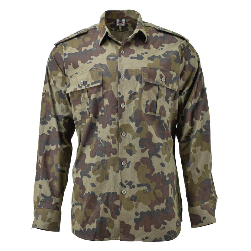 Oryginalne rumuńskie koszule wojskowe lekkie mundur polowy M94 Mozaic Camo