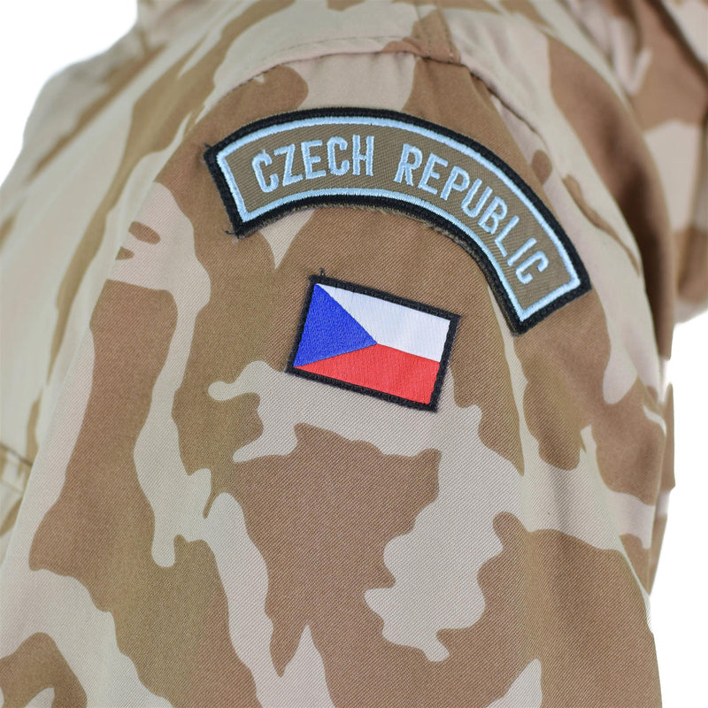 Oryginalna czeska armia parka wiatrakowa kurtka BDU pustynia kamuflarz nadwyżka wojskowa nowa
