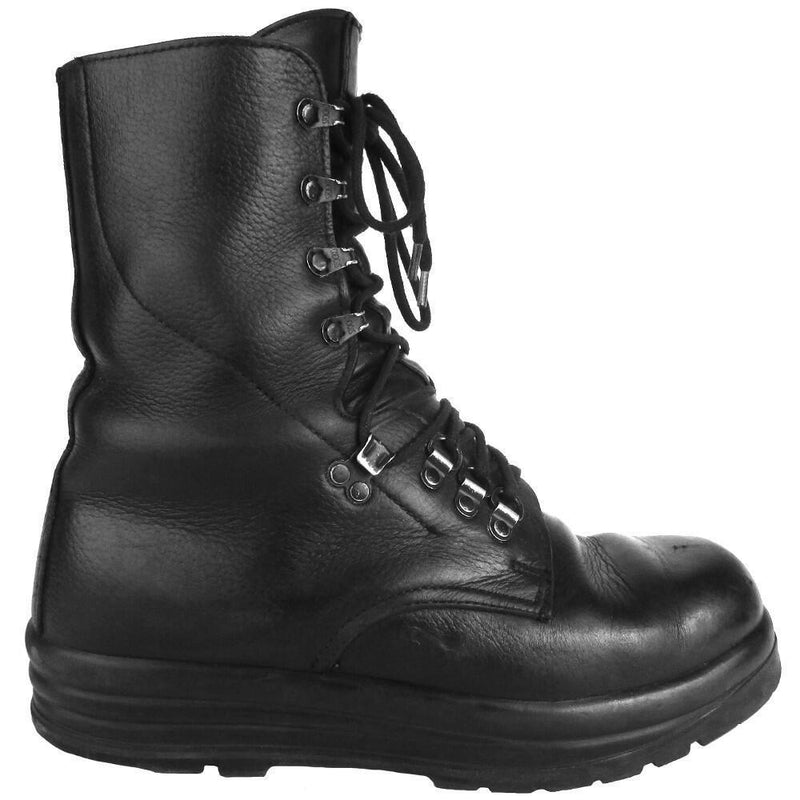 Oryginalne szwajcarskie buty wojskowe KS90 Buty Czarne skórzane obuwie wojskowe