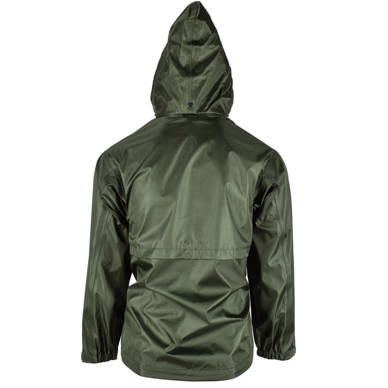 Kurtka marki MIL-TEC Olive Green Waterproof Men Wodoodporna odzież deszczowa