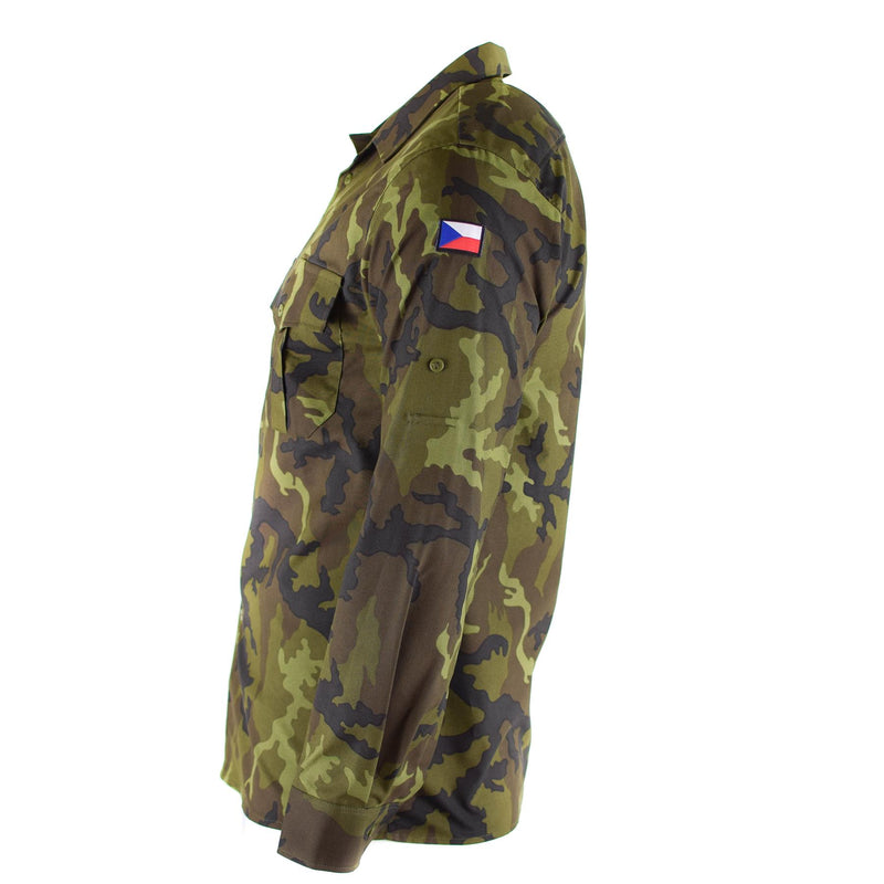 Genuine Czech army shirt Woodland camo vz 95 field uniform military surplus NEW - GoMilitar
