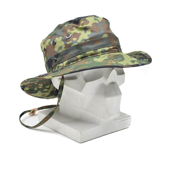 Oryginalna armia niemiecka flecklern boonie hat Camping Hunting Outdoor Summer Cap