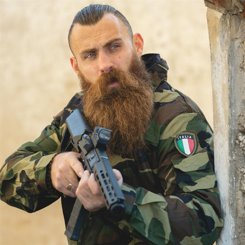 Oryginalna Włochy Wojskowa kurtka bojowa lekka Woodland Camo Army ARDPLUS NOWOŚĆ