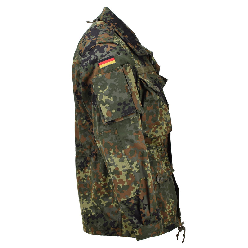 Leo Kohler Wojskowy Wojskowy Kurtka taktyczna lekka fleksyjna flecktarn Cecktarn Camo