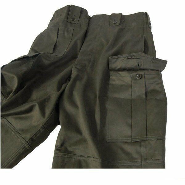 Oryginalne belgijskie spodnie bojowe M65 Olive Green Pants Pants