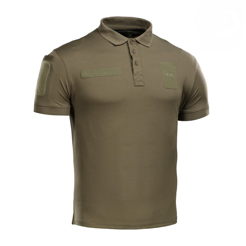 Koszula Polo w stylu wojskowym M-TAC Oddychająca lekka bielizna taktyczna oliwka