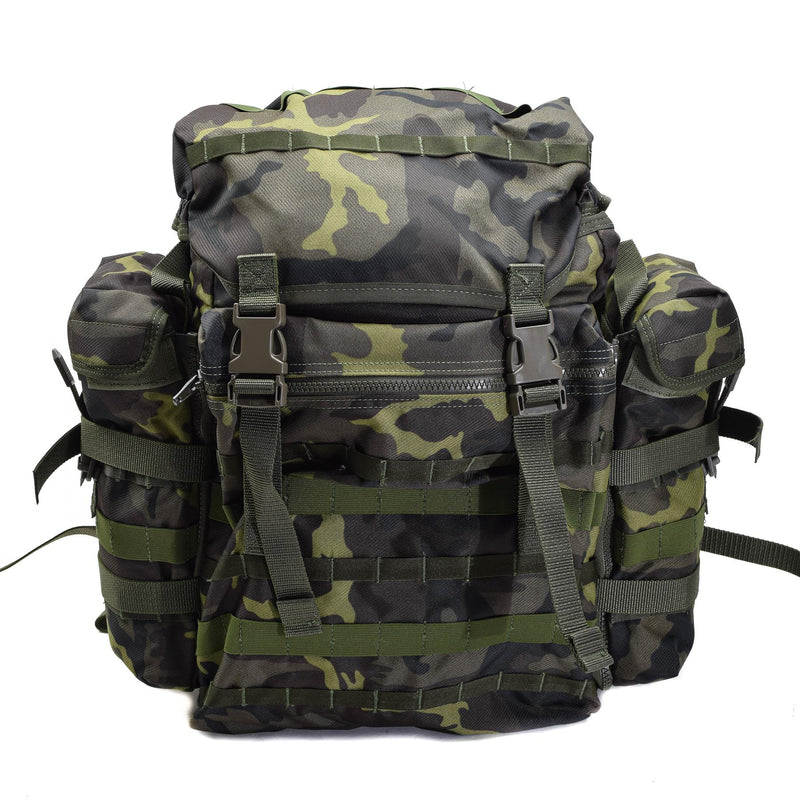 Oryginalna Czech Republika Military Molle Plecak Quick Release Woodland Camo 30L