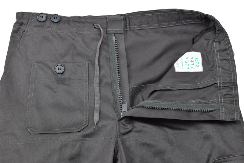 Prawdziwy duński M71 Army Gray Work Pants Regulowane talii