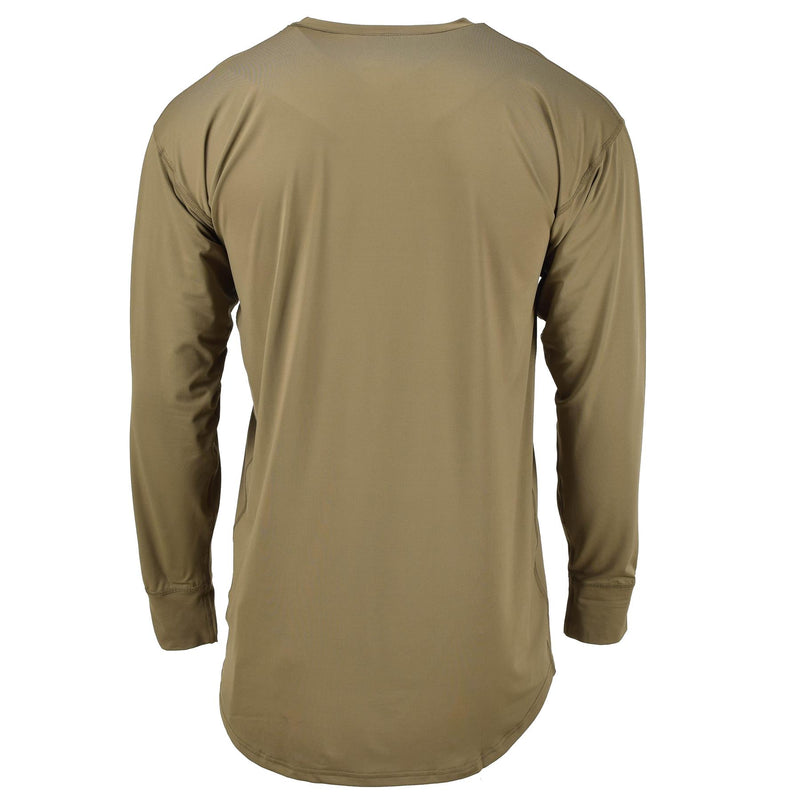 Oryginalny armia brytyjska MTP Undershirt Brown Wojskowy nadwyżka nowa