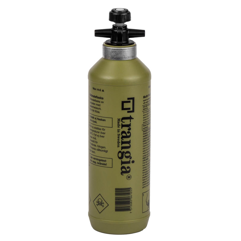 Trangia płynowa butelka paliwa Burner Burner Polyetherlelen Folask Outdoor Turining Olive