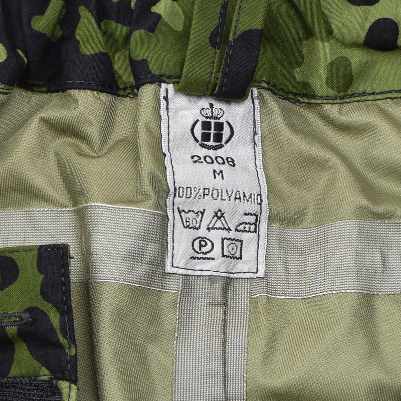 Oryginalne duńskie spodnie deszczowe Camo M84 Wodoodporna taktyczna spoda walki