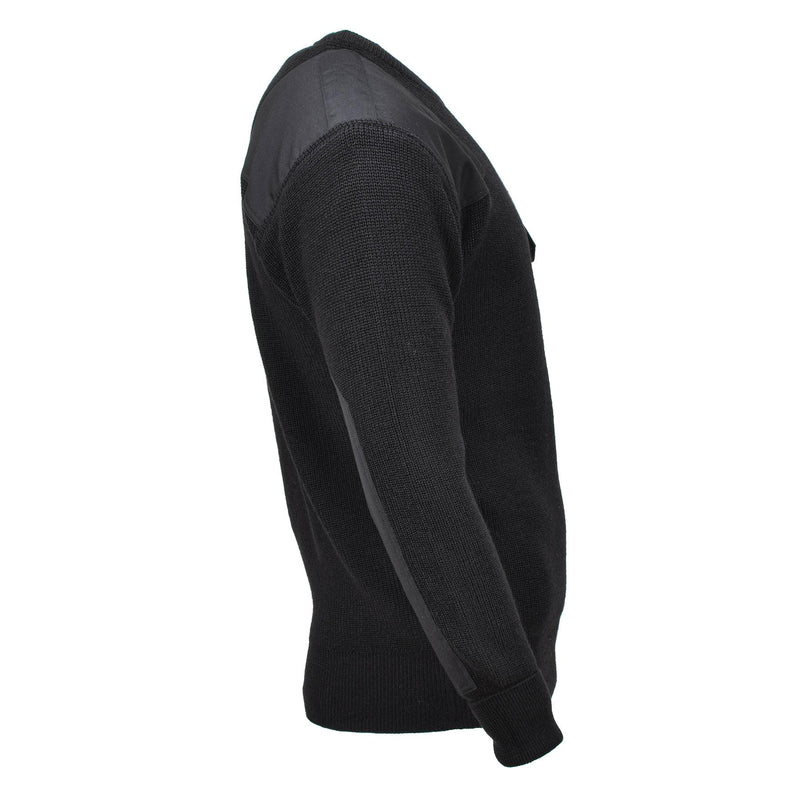 MFH SWEATER SWEATO Commer Selk Rib Rit Wełna Wzmocniona wełna
