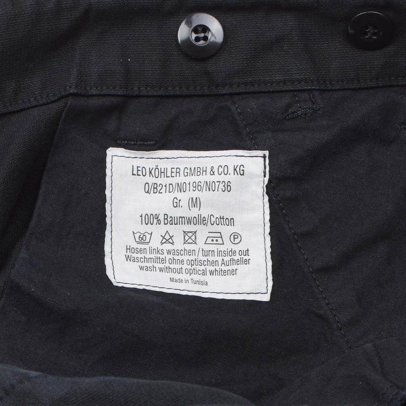 LEO KOHLER Personel wojskowy Bermuda Shorts Kolan Perm Shorking Shorts Black