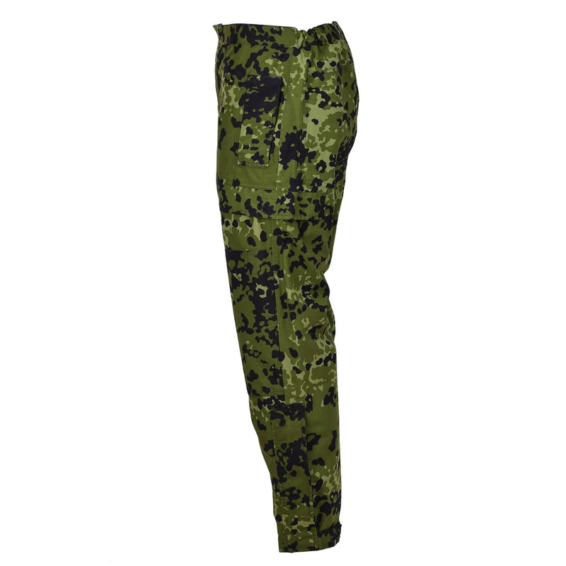 Oryginalne duńskie spodnie deszczowe Camo M84 Wodoodporna taktyczna spoda walki