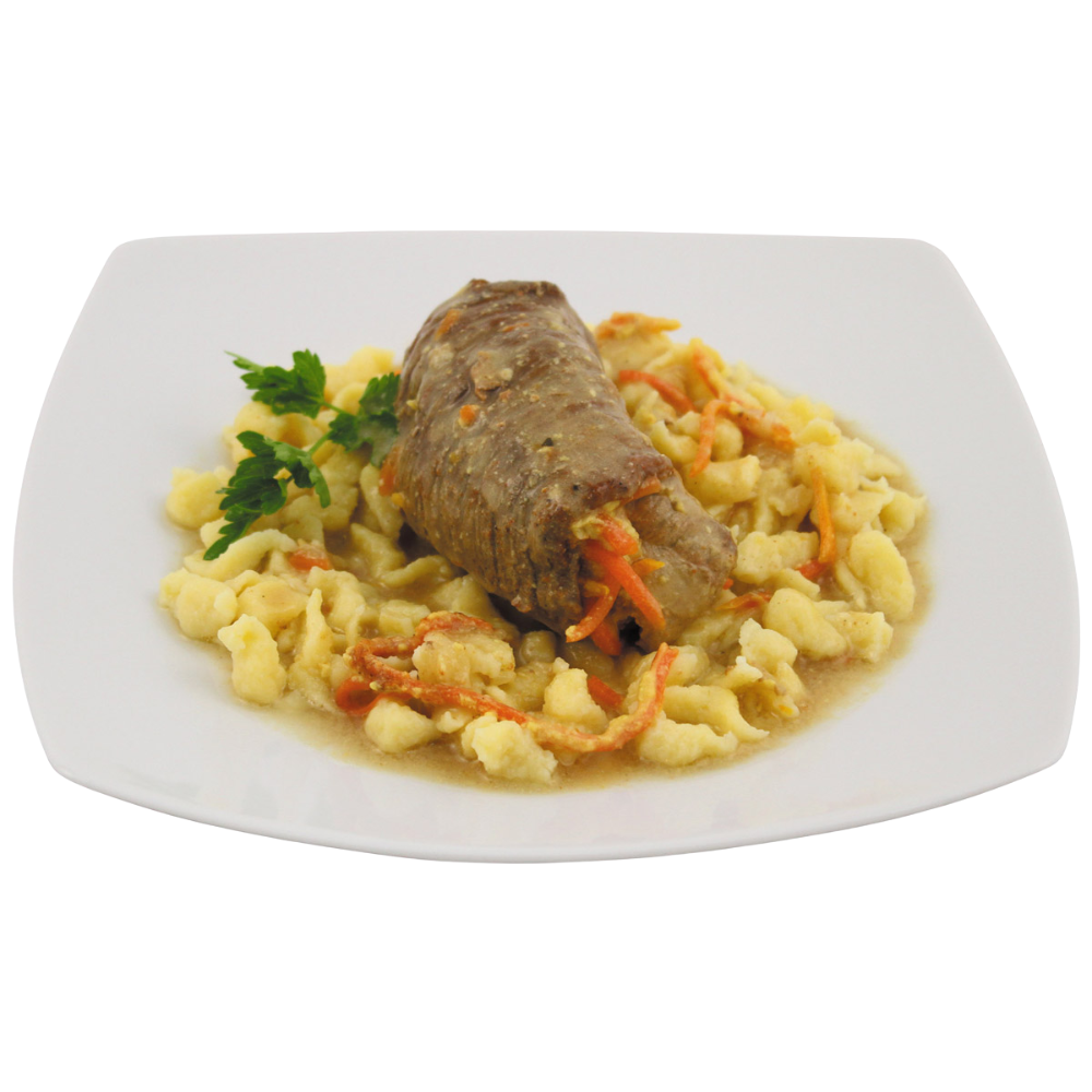MFH Makaron z roladami wołowymi Posiłek w puszkach 400 g Long-Life Emergency Food Niemcy