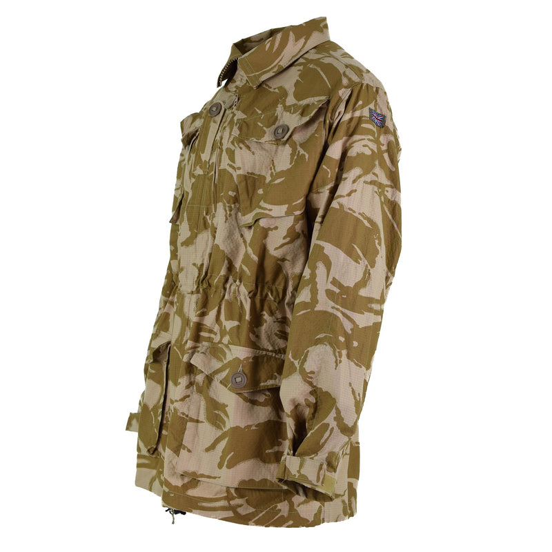 Oryginalna brytyjska kurtka armii Smock Desert Camo Ripstop Parca Wojskowe wydanie NOWOŚĆ