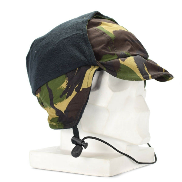 Oryginalna armia brytyjska DPM Camo Waterproof Gore Tex Cap wyłożony zimna pogoda Kapelusz Nowy