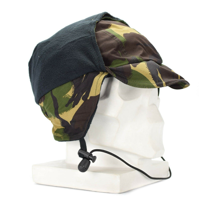 Oryginalna armia brytyjska DPM Camo Waterproof Gore Tex Cap wyłożony zimna pogoda Kapelusz Nowy