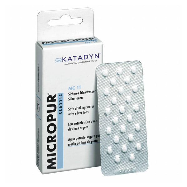 Katadyn Micropur Classic MC 1T Woda pitna tabletki Ochrony Wody Pakiet 4x25