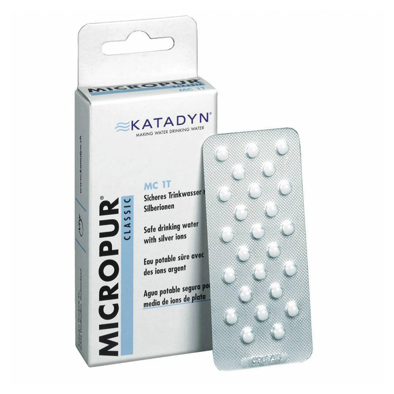 Katadyn Micropur Classic MC 1T Woda pitna tabletki Ochrony Wody Pakiet 4x25